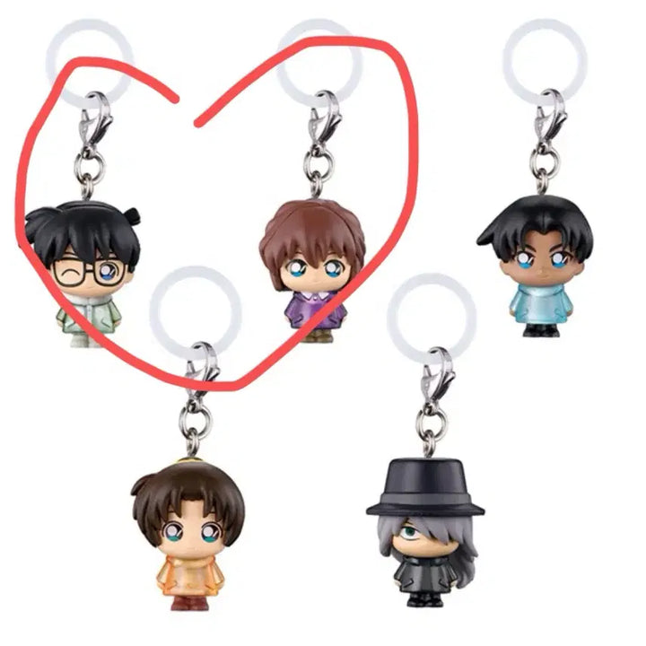[BUNJANG] Detective Conan Mejirushi 2nd Edition Conan &amp; Ran Bundle Set / 명탐정코난 메지루시 2탄 장마 코난 장미 일괄양도