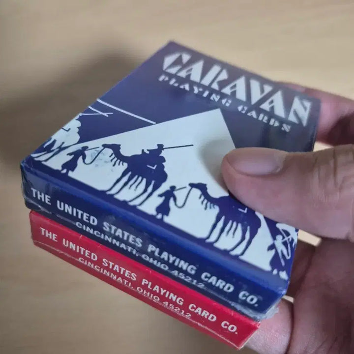 [BUNJANG] Sealed Vintage Caravan Deck Magic Playing Cards / 미개봉 구형  카라반덱 판매합니다! (마술도구/마술카드)