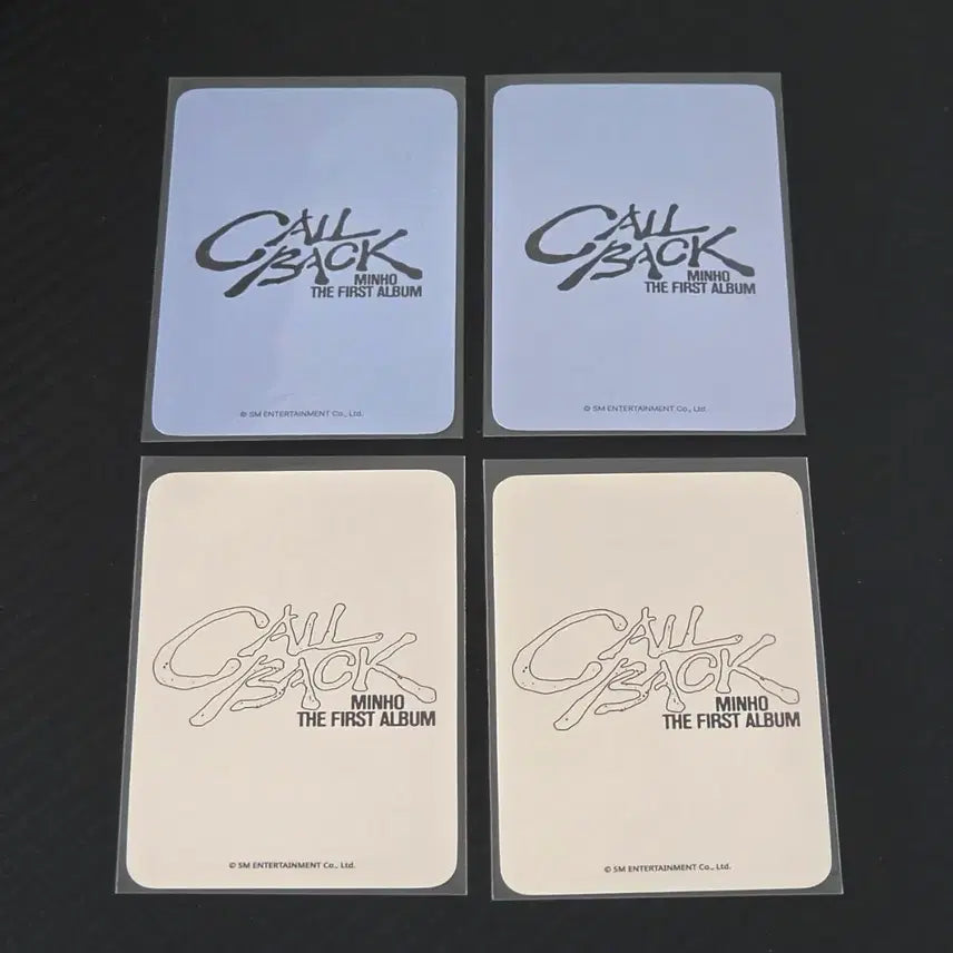 [BUNJANG] SHINee Minho CALLBACK Lucky Draw Photocard Bundle Set / 샤이니 민호 콜백 CALLBACK 음감회 컴백라이브 포카 4종 일괄