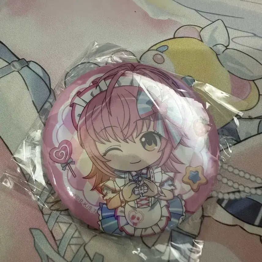 [BUNJANG] Kiratto Pri☆Chan Cafe Can Badge - Ami / 캐캐체 카페 캔뱃지 아무sd