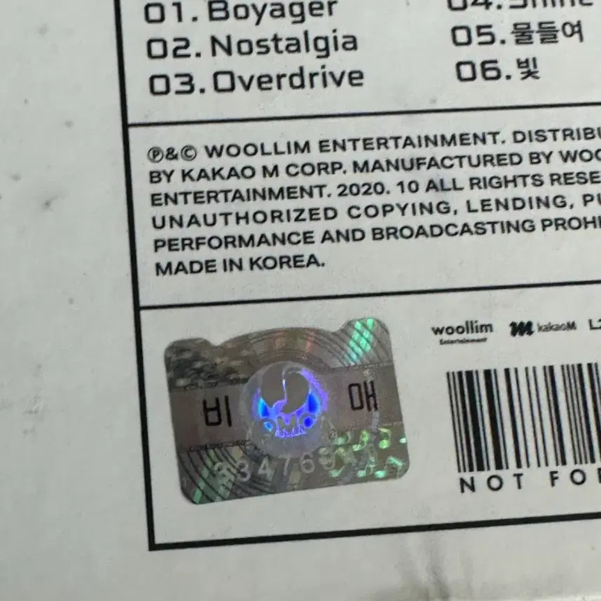 [BUNJANG] DRIPPIN Autographed Voyager Album / 드리핀 친필 싸인 앨범