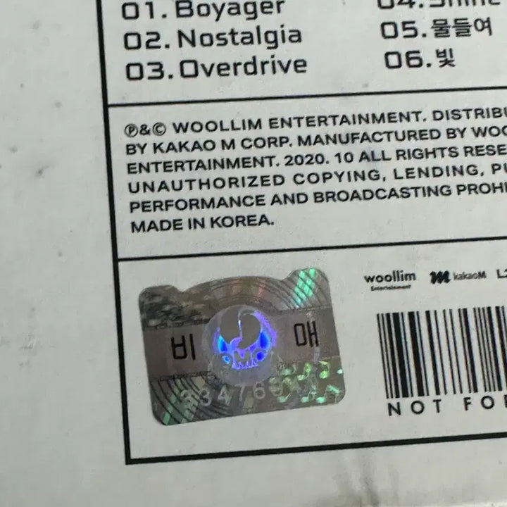 [BUNJANG] DRIPPIN Autographed Voyager Album / 드리핀 친필 싸인 앨범