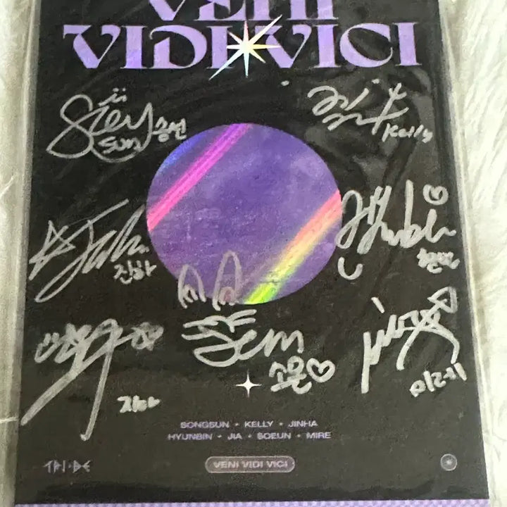 [BUNJANG] Tri-be Veni Vidi Vici Autographed Album / Tri-be 트라이비 친필 싸인 앨범