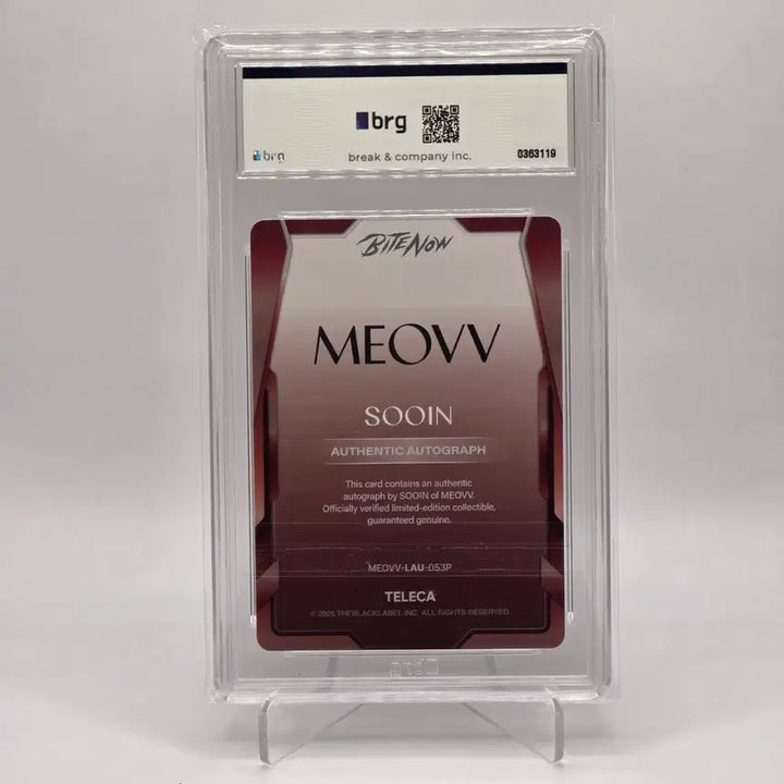 [BUNJANG] MEOVV (Terakemya) Beastman Limited Edition 15 Auto Signed Graded Card / 테레카 미야오(MEOVV) 수인 15한정 오토 싸인 등급카드