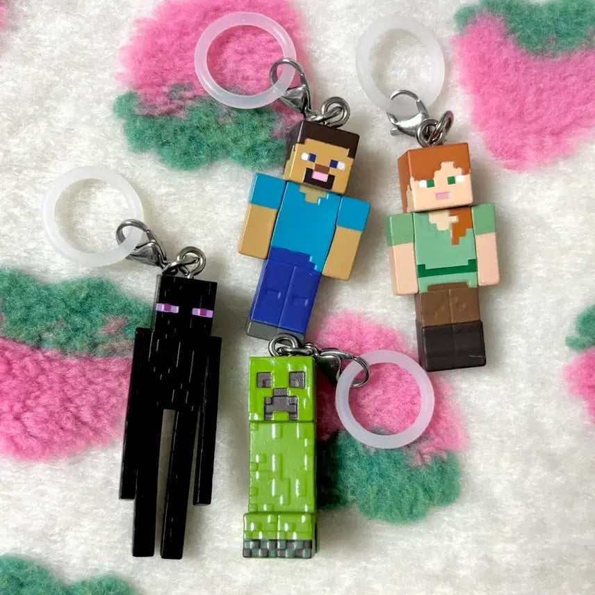 [BUNJANG] Minecraft Majirushi Gacha Keyring Bundle Set / 일괄) 마인크래프트 마크 메지루시 가챠 키링 판매