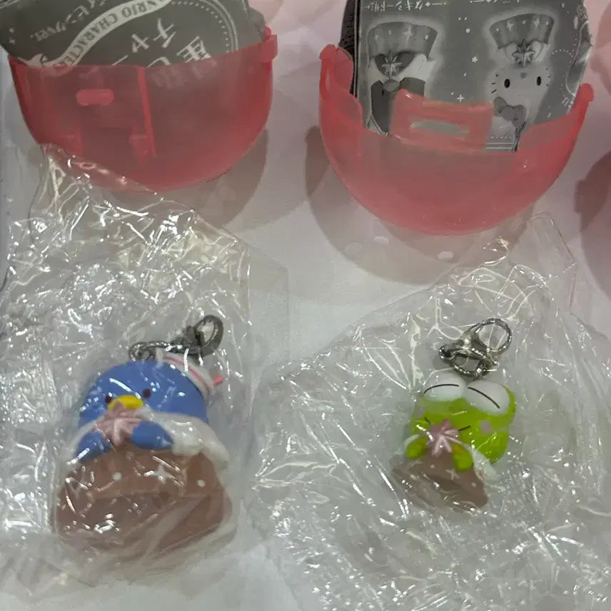 [BUNJANG] Sanrio Starlight Angel Candy Charm Gacha Tuxedo Sam &amp; Canopy / 산리오 별빛 천사 캔디 키링 가챠 턱시도샘, 캐로피