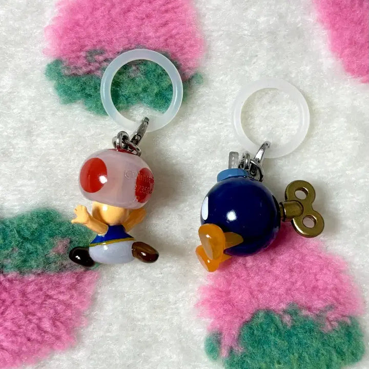 [BUNJANG] Super Mario Kinopio Bomb-omb Gacha Keyring Bundle Set / 일괄) 슈퍼마리오 메지루시 키노피오 폭탄병 가챠 키링 판매