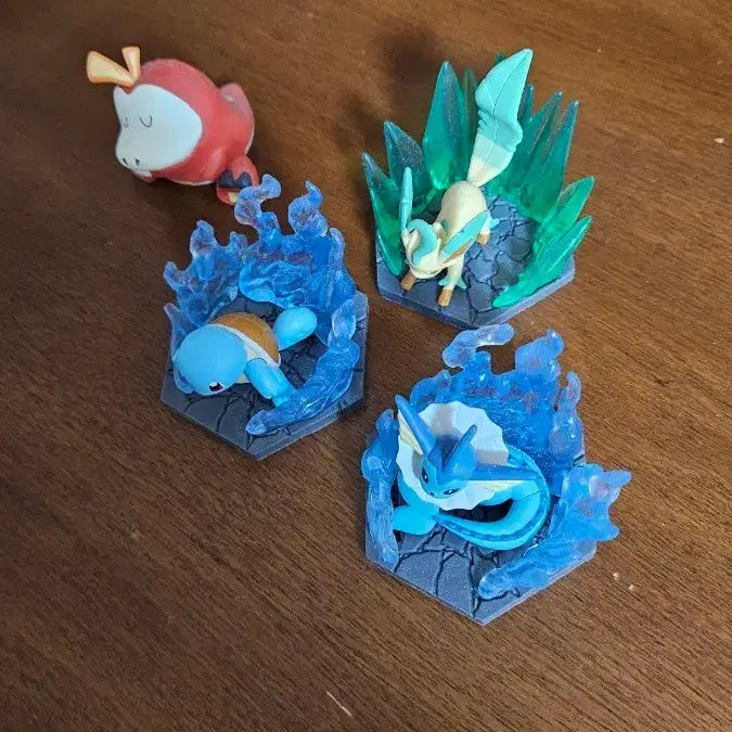 [BUNJANG] Pokemon Figure Set (4 Types) / 포켓몬 피규어 4종 세트 뜨아거/어니부기/샤미드/리피아)