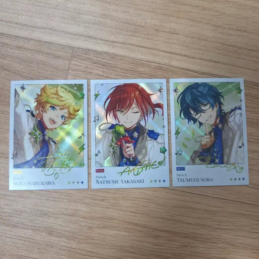 [BUNJANG] Ensemble Stars! 10th Anniversary Switch Polaroid Bundle Set Natsume, Tsumugi, Sora / 앙스타 10주년 폴라로이드 스위치 일괄 판매 나츠메 츠무기 소라