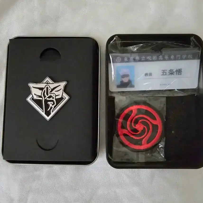 [BUNJANG] Jujutsu Kaisen Tin Case Bundle Set (4 Types) - Gojo, Itadori, Fushiguro, Nobara / [일괄양도][4종] 주술회전 틴케이스 메가박스 / 고죠사토루 이타도리 후시구로메구미 노바라쿠키사키