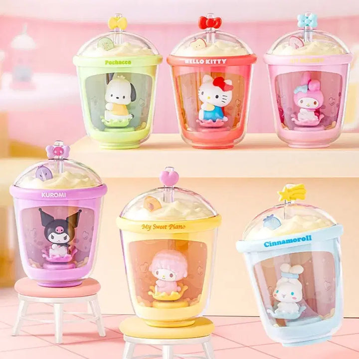 [BUNJANG] Sanrio Cinnamonroll Milk Tea Cup Figure / [새상품] 산리오 랜덤 피규어 > 시나모롤 밀크티 컵 피규어