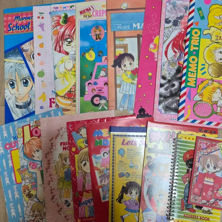 [BUNJANG] Heisei Retro Notebook Bundle Set (22 pcs) / 고전문구 헤이세이 레트로 노트 22권 일괄