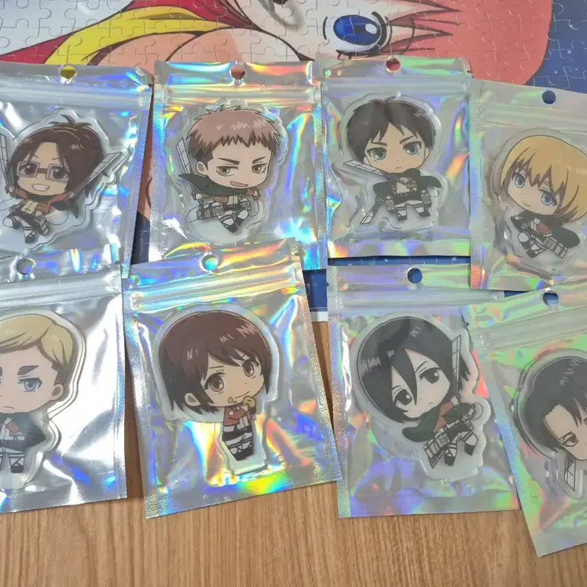 [BUNJANG] Attack on Titan Acrylic Stand &amp; Mini Acrylic Bundle Set / (비공식)진격의 거인 아크릴 스탠드&amp;미니 아크릴 일괄