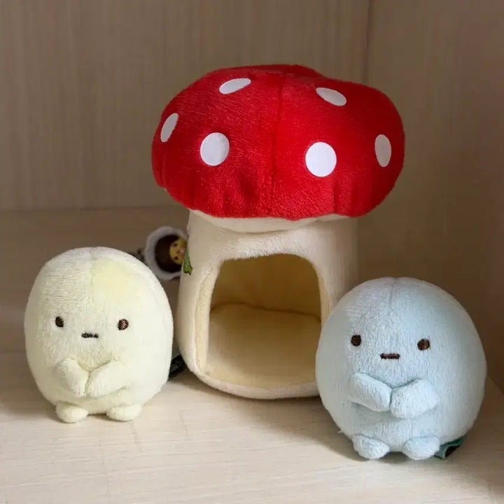 [BUNJANG] Sumikko Gurashi Tapioca Mushroom House Bundle Set / 스밋코구라시 타피오카 인형 버섯집 일괄