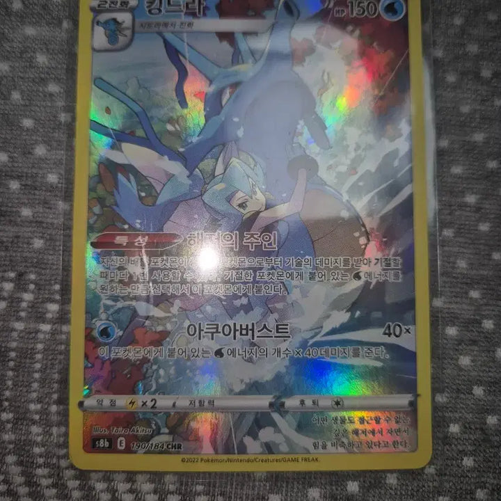 [BUNJANG] Kingdra CHR Album Card / 킹드라 CHR 앨범용