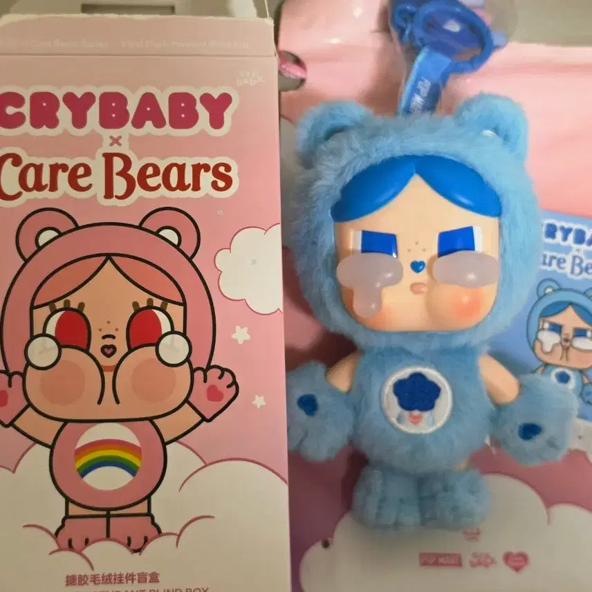 [BUNJANG] Pop Mart Crybaby x Care Bears GRUMPY BEAR (Unsealed) / [ 팝마트 정품 / 단순개봉 ] 크라이베이비x케어베어스 GRUMPY BEAR