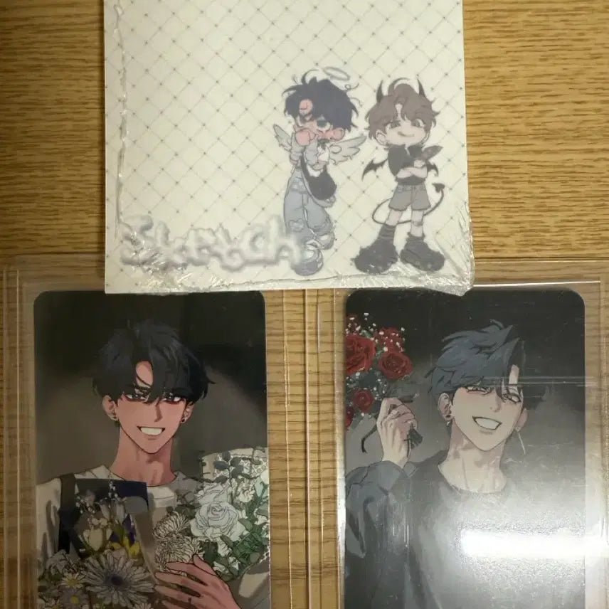 [BUNJANG] Sketch B:ON:ANNEX Visit Photocard Set (Choi Yikyeong, Han Jongwon) / 스케치 비온아넥스 방문포카 최이경 한종원 특전 메모지