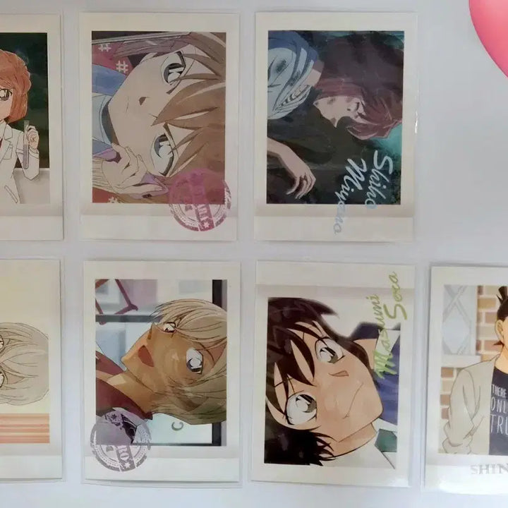 [BUNJANG] Detective Conan Pascha Card Set (Kaito Kaito, Rei, Rose, Haibara, Shinichi, Sera) / 명탐점 코난 파샤 7장 일괄 안기준 레이 장미 하이바라 남도일 신이치 세라