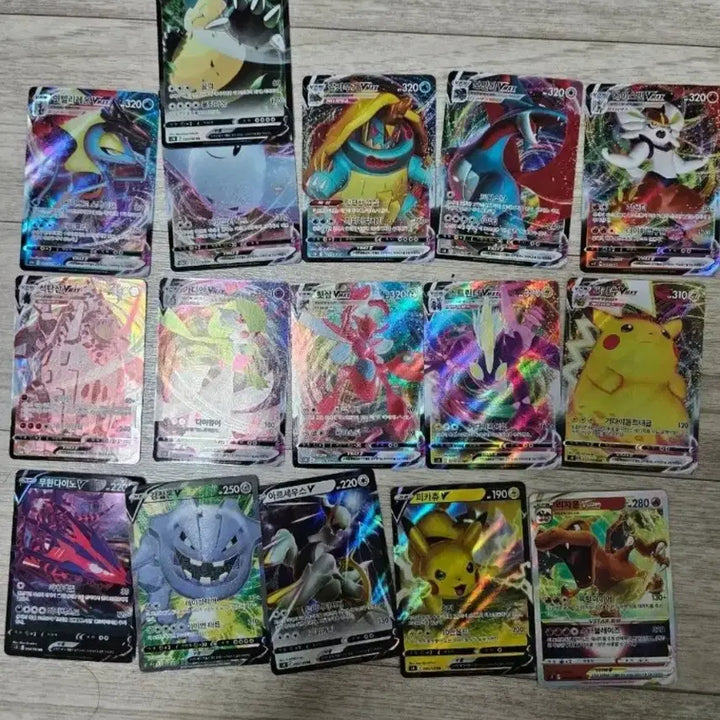 [BUNJANG] Pokemon Cards (GX, V, VMAX) - 70 Card Bundle / 포켓몬카드 gx v vmax 등 70장 급처해요