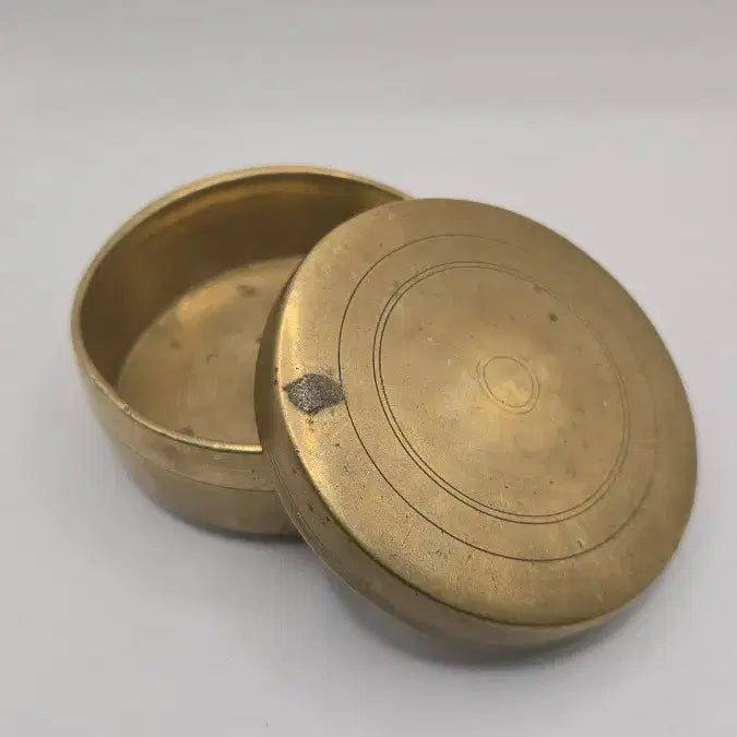 [BUNJANG] Brass Lacquerware Bowl Antique / 민속품 놋쇠 유기 합 골동품