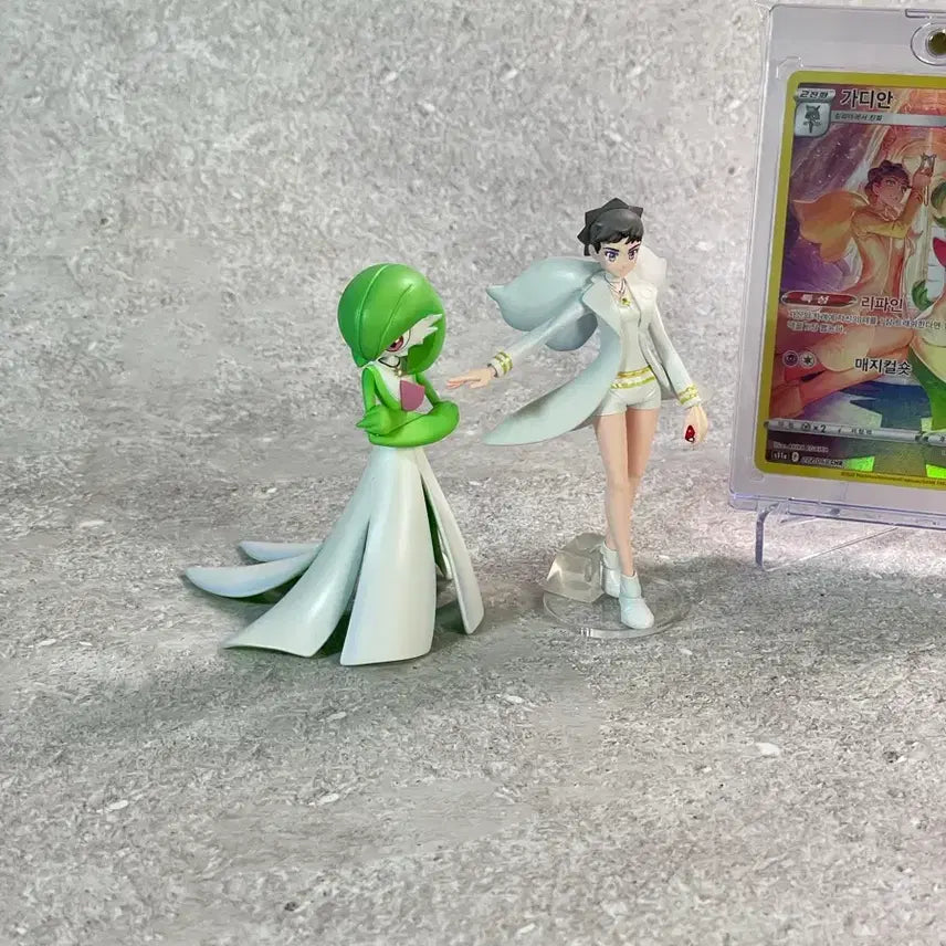 [BUNJANG] BQG Studio Carnes &amp; Gardevoir 1/20 Pokemon Resin Figure / [포켓몬 레진] 1/20 카르네&amp;가디안 레진 피규어