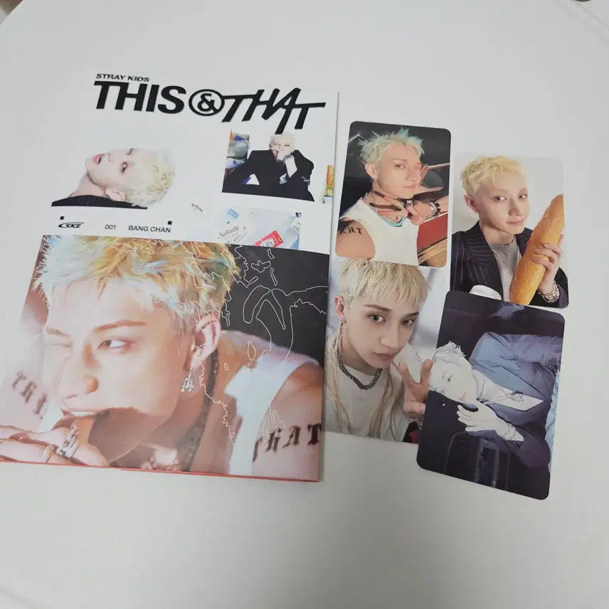 [BUNJANG] Stray Kids Bang Chan This&amp;That This Is Not That Split Set Fans LP Photocard Bundle / 방찬 세트/ 스트레이키즈 디스앤댓 개인반 &amp; 앤드버전 팬즈 엘피 분철 lp fans this&amp;that
