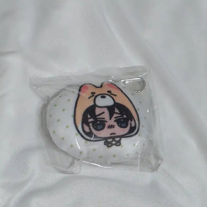 [BUNJANG] Attack on Titan Erwin Smith &amp; Levi Ackerman Double-Sided Cushion Keychain (Sealed) / [미개봉] 진격의거인 진격거 에루리 쿠션키링 양면 엘빈 리바이 키링