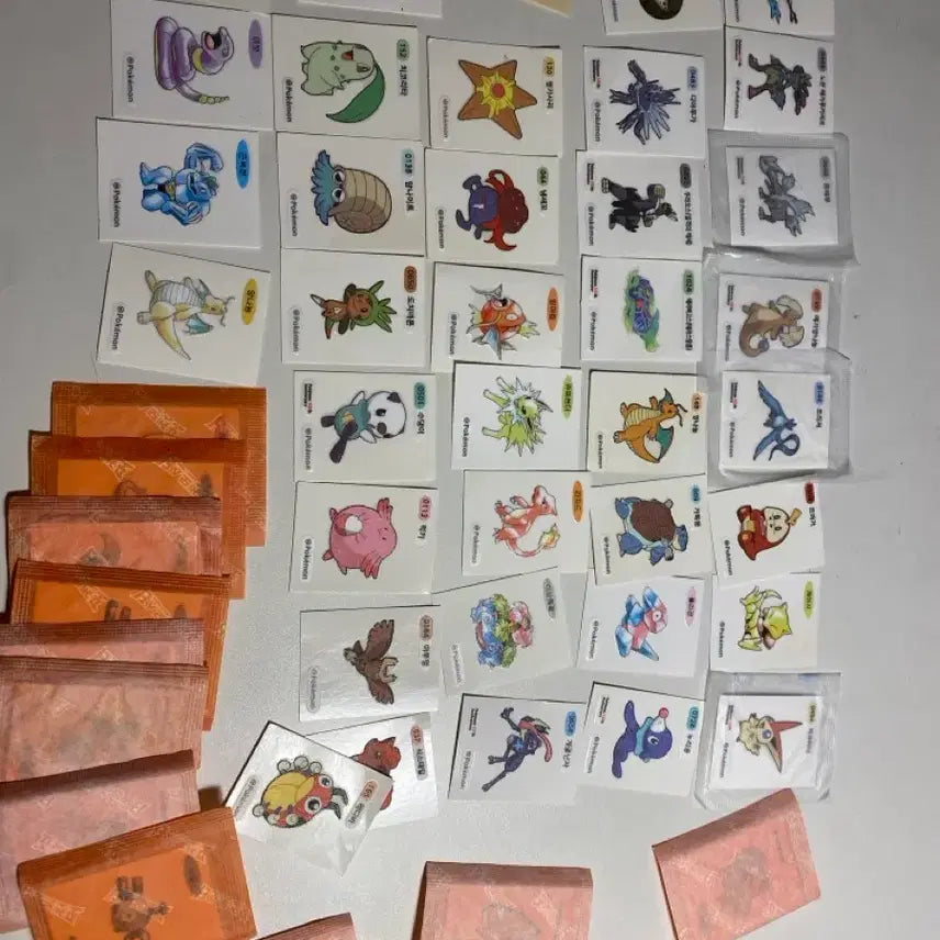 [BUNJANG] Pokemon Sticker Collection (Approx. 50) / 포켓몬 띠부실 50?개