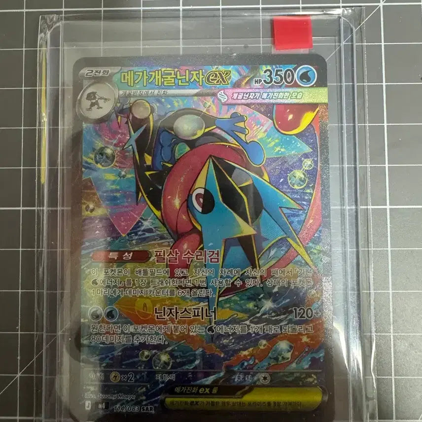 [BUNJANG] Mega Blastoise EX SAR Graded Card / SAR 메가개굴닌자 EX (등급용) 카드