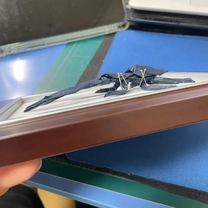 [BUNJANG] Origami Metalipher Stag Beetle Specimen / 한장 종이접기 메탈리퍼 사슴벌레 표본