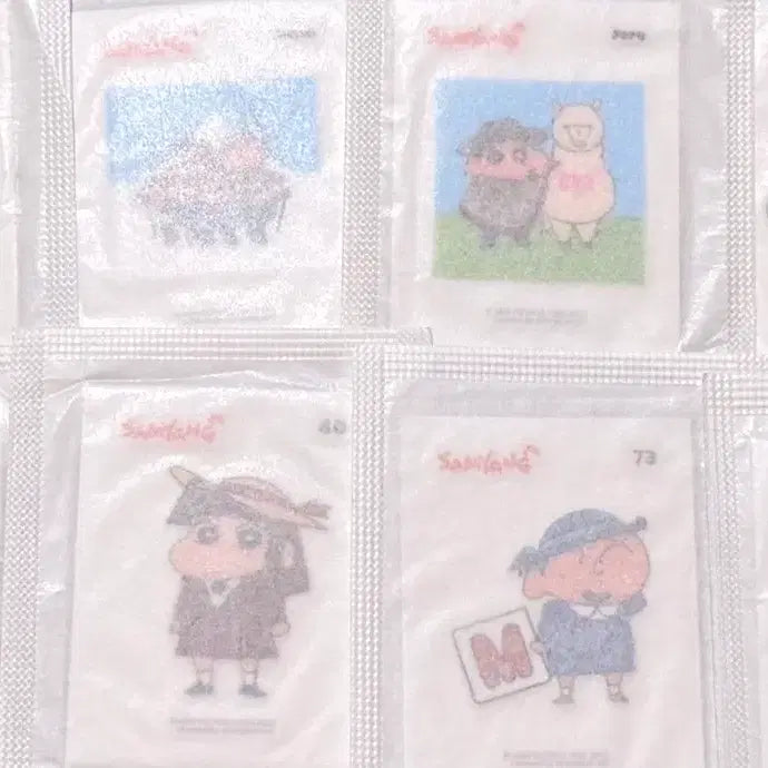 [BUNJANG] Samyang Jjanggu Series 1 &amp; 3 Discontinued Sticker Set / 삼양짱구 1탄 3탄 단종 띠부씰