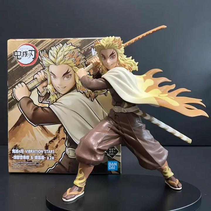 [BUNJANG] Demon Slayer Kyojuro Rengoku Vibration Stars Figure (Unsealed) / 개봉품 귀멸의칼날 렌고쿠 피규어 렌고쿠 바이브레이션 피규어 렌고쿠세피아