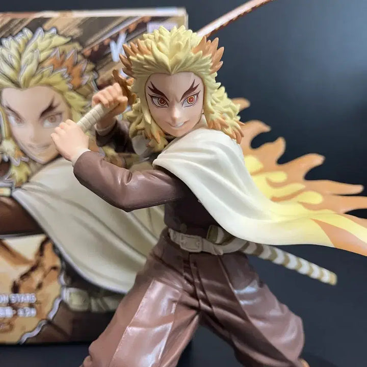 [BUNJANG] Demon Slayer Kyojuro Rengoku Vibration Stars Figure (Unsealed) / 개봉품 귀멸의칼날 렌고쿠 피규어 렌고쿠 바이브레이션 피규어 렌고쿠세피아