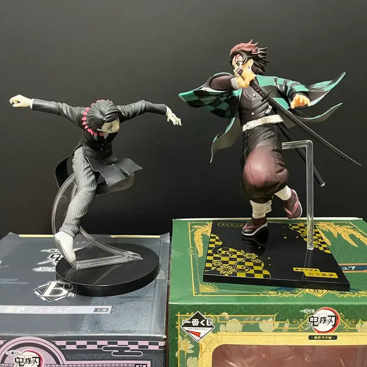 [BUNJANG] Demon Slayer Tanjiro B Prize &amp; Enmu B Prize Figure Bundle Set / 일괄판매 귀멸의 칼날 피규어 탄지로B상 엔무 B상 귀멸의칼날 무한열차