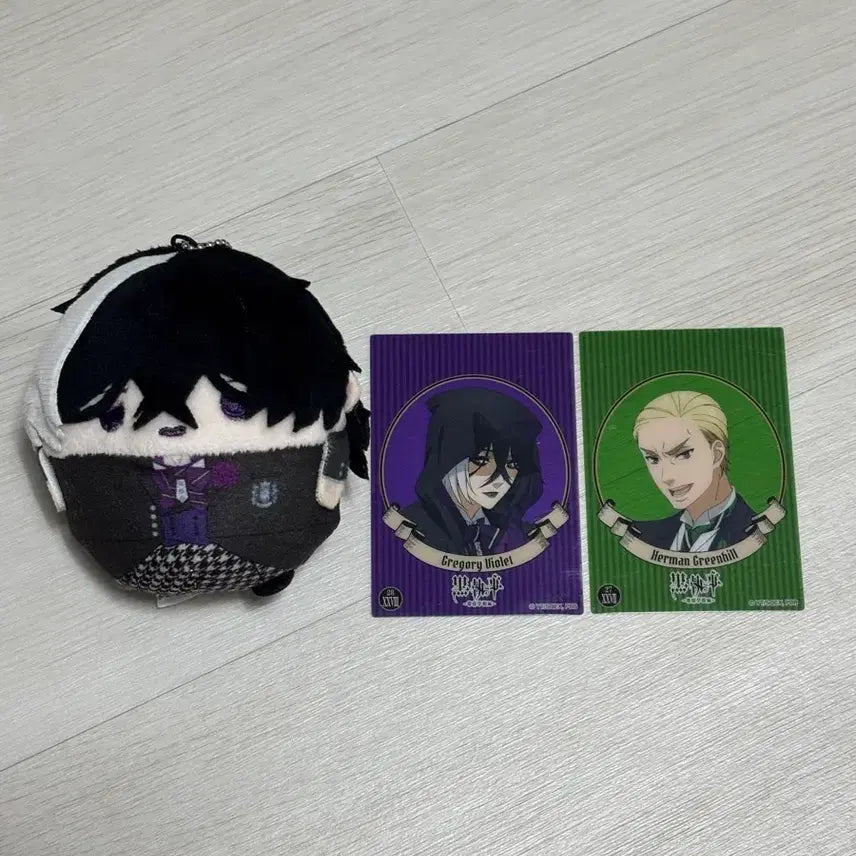 [BUNJANG] Black Butler: Book of Circus Gregory Violet Plush Doll / 흑집사 기숙학교편/ 그레골리 바이올렛 누이