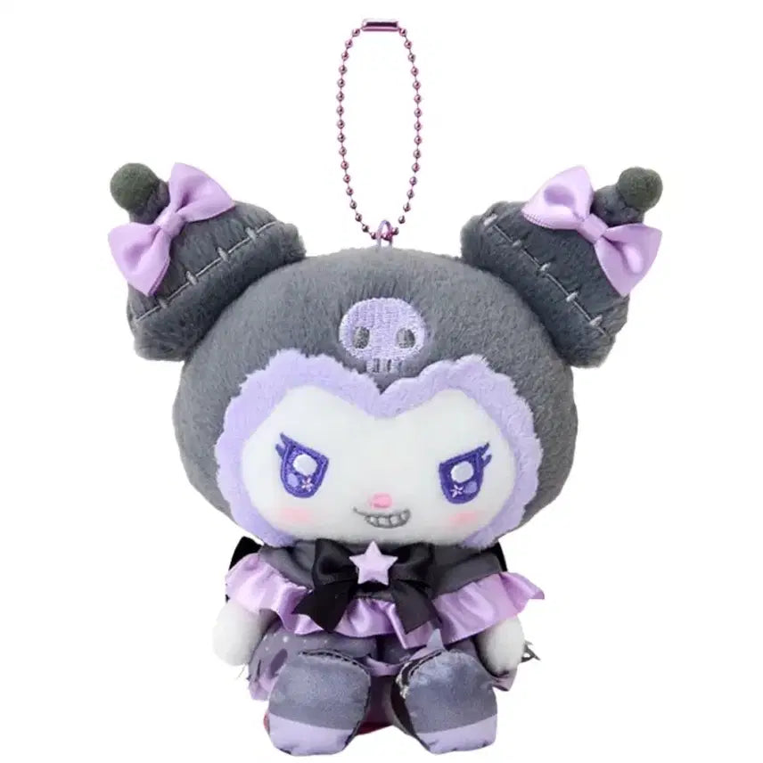 [BUNJANG] Sanrio Kuromi Angel &amp; Devil Chibi Mascot Plush / 산리오 쿠로미 천사악마 쇼비도 마스코트 인형 양산형 지뢰계 리즈리사