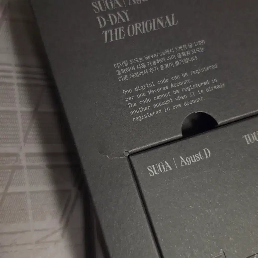 [BUNJANG] Suga Agust D D-Day Tour DVD / suga agustd d-day dvd 슈가 어거스트디 디데이 디비디