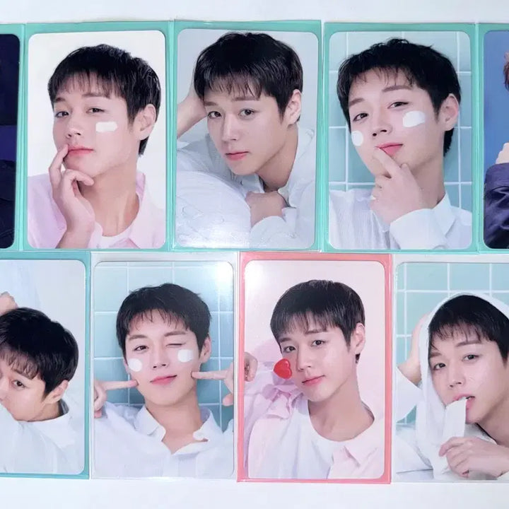 [BUNJANG] Park Ji Hoon MakePrem Photocard Bundle Set (9 types + Product) / 박지훈 메이크프렘 포카 9종(+본품) 일괄