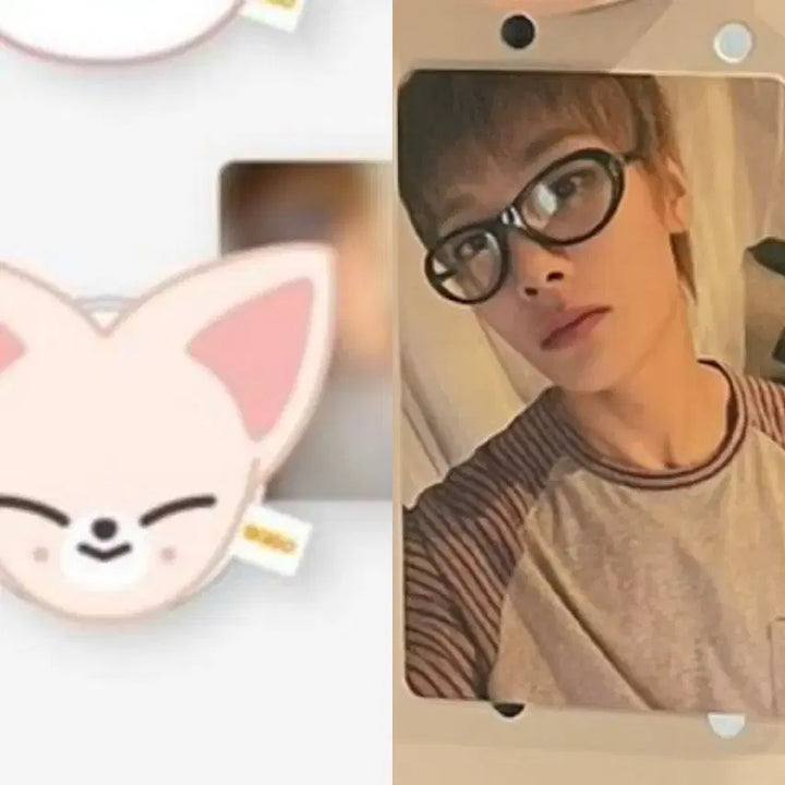 [BUNJANG] Stray Kids Felix Plush Magnetic Holder Photocard / 포카만 양도)스트레이키즈 스키즈 스키주 플러시 마그네틱 홀더 폭시니 양정인 아이엔 포카만 양도