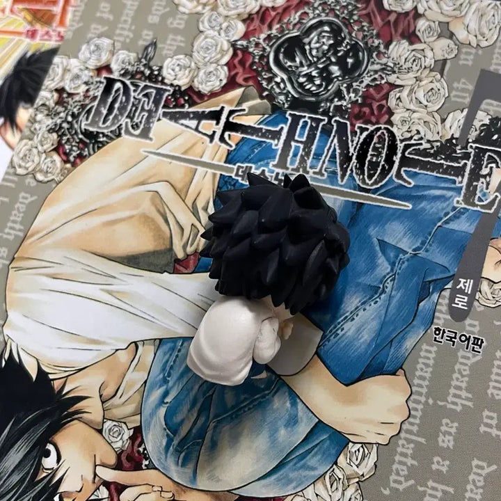 [BUNJANG] Death Note L Nemuraseta + Manga Set / 데스노트 엘 네무라세타이+만화책 set