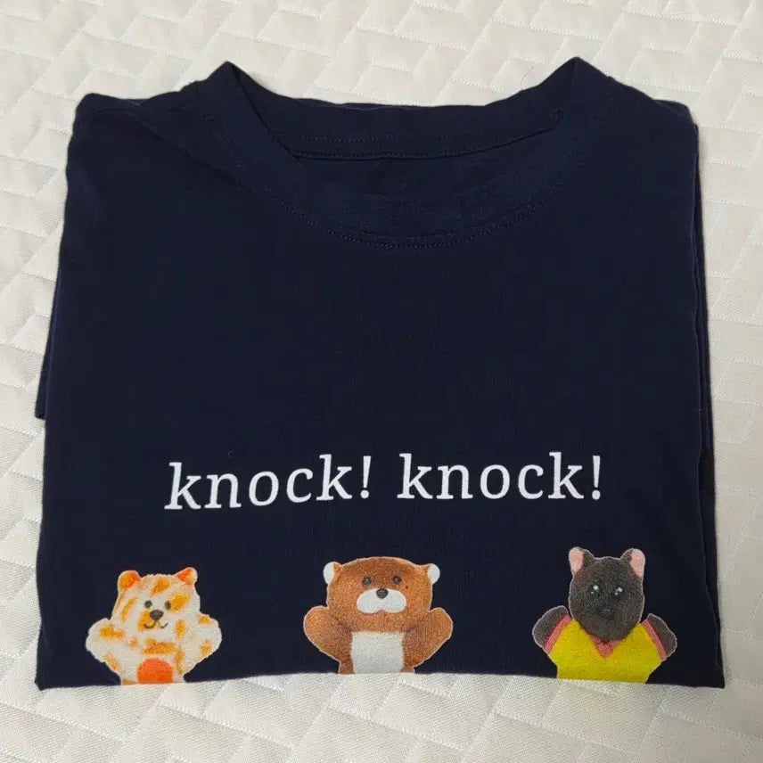 [BUNJANG] BoyNextDoor How-Ring Cotton T-Shirt L Navy / 보넥도 쁘넥도 하우키링 면 반팔티 L 네이비 보이넥스트도어