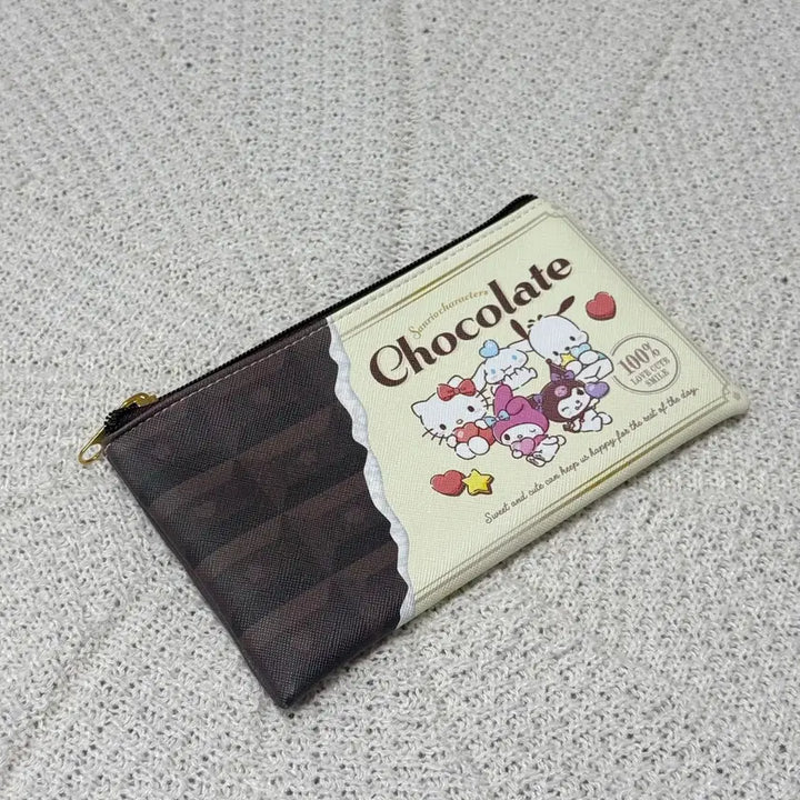 [BUNJANG] Sanrio Characters Chocolate Flat Pouch - Secret Version / 산리오캐릭터즈 초콜릿 플랫 파우치 - 시크릿