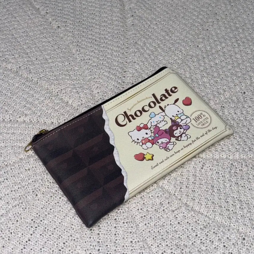 [BUNJANG] Sanrio Characters Chocolate Flat Pouch - Secret Version / 산리오캐릭터즈 초콜릿 플랫 파우치 - 시크릿