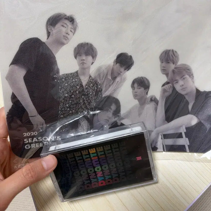 [BUNJANG] BTS Dynamite Tape &amp; Mouse Pad Set / 방탄소년단 다이너마이트 테잎, 마우스 패드