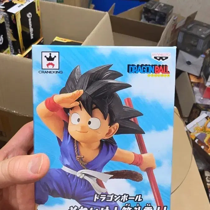 [BUNJANG] Banpresto Dragon Ball Kid Goku with Flying Nimbus Figure / (번장최저가미개봉)드래곤볼 손오공 소년기ver with 근두운 - 반프레스토