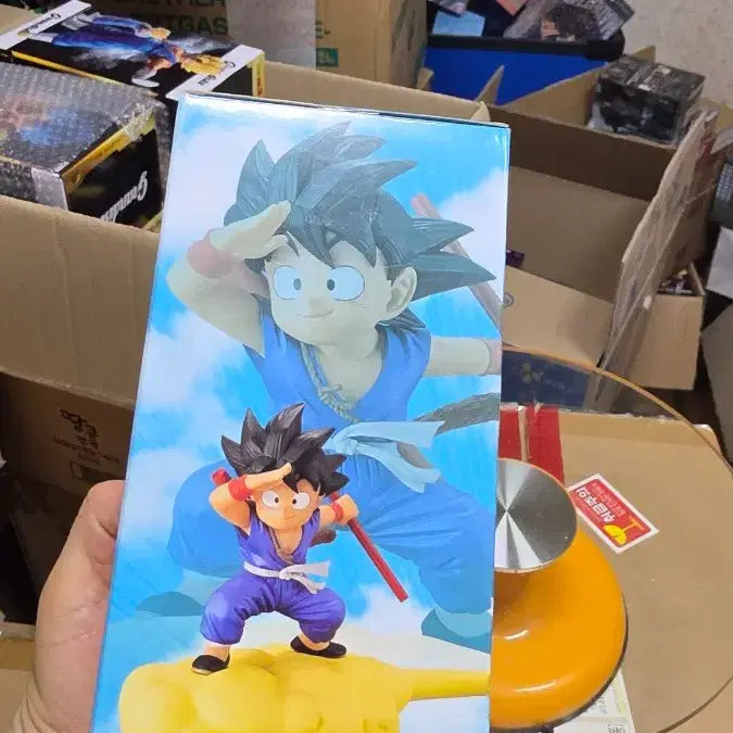 [BUNJANG] Banpresto Dragon Ball Kid Goku with Flying Nimbus Figure / (번장최저가미개봉)드래곤볼 손오공 소년기ver with 근두운 - 반프레스토