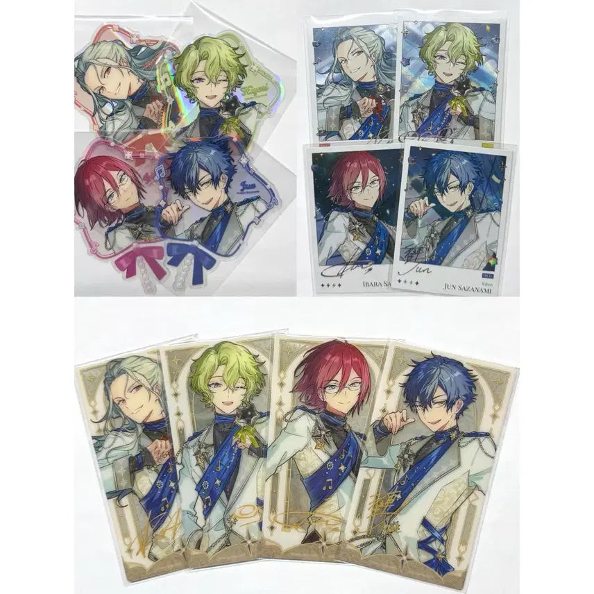 [BUNJANG] Ensemble Stars! Eden MoFun Spotlight on Stage Clear Card Set (Ran Nagisa, Tomoe Hiyori, Saegusa Ibara, Sazanami Jun) / 앙스타 에덴 모펀 팝업 스포트라이트 온 스테이지 테마 클리어 카드 별 클카 폴라로이드 드림 클리어 카드 아르카나 란 나기사 토모에 히요리 사에구사 이바라 사자나미 쥰