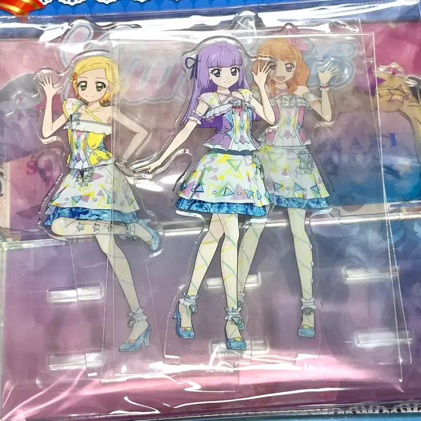 [BUNJANG] Aikatsu! Akari Hoshimiya, Sumire Hikami, Hinaki Shinjo Luminous Unit Acrylic Stand / 아이카츠 아이엠스타 아카리 하늘 아크릴 루미너스 유닛 아크릴 스미레 히나키
