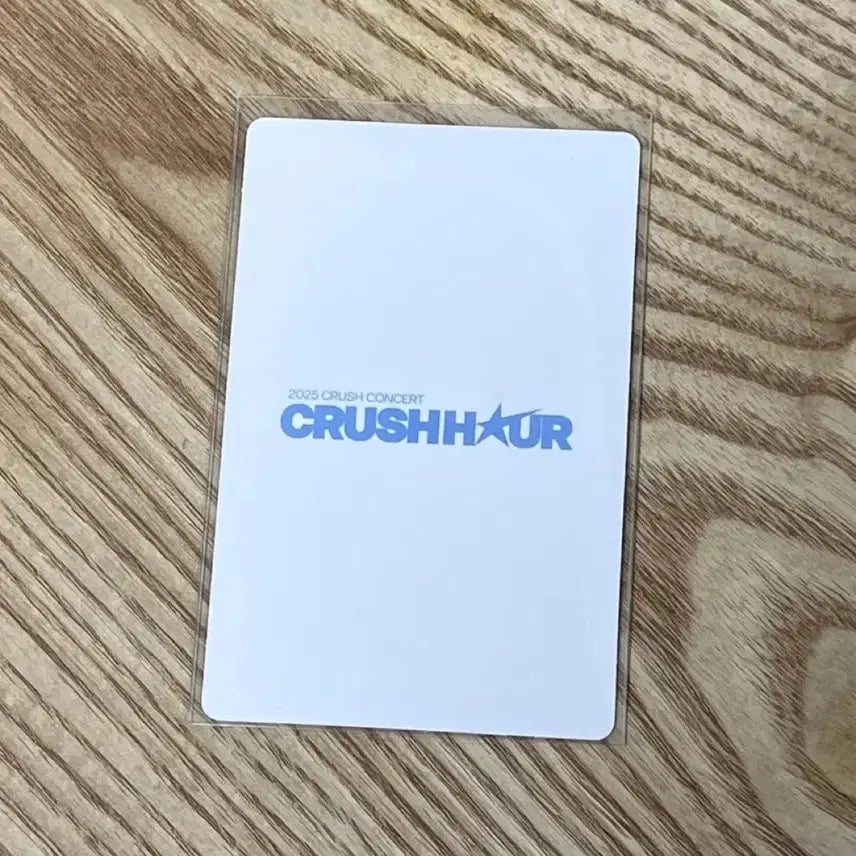 [BUNJANG] Crush Crushhour 2025 Photocard / 2025 crushhour 크러쉬 포카
