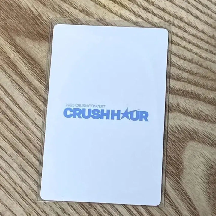 [BUNJANG] Crush Crushhour 2025 Photocard / 2025 crushhour 크러쉬 포카